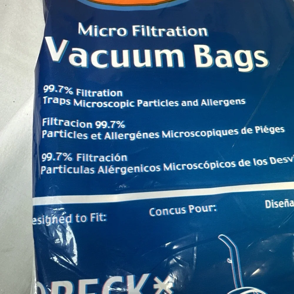 ENVIROCARE TECHNOLOGIES ORECK TYPE CC 11 Total VACUUM BAGS MICRO FILTRATION